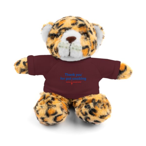 Stuffed Animals with Tee - Authentic Thank You For Pot Smoking® - Approved by the American Cannabis Society® - Image 97