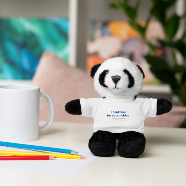 Stuffed Animals with Tee - Authentic Thank You For Pot Smoking® - Approved by the American Cannabis Society® - Image 177