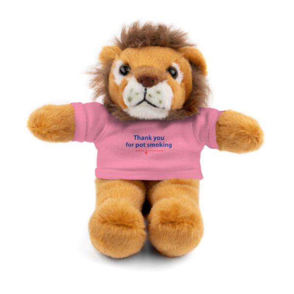 Stuffed Animals with Tee - Authentic Thank You For Pot Smoking® - Approved by the American Cannabis Society® - Image 154