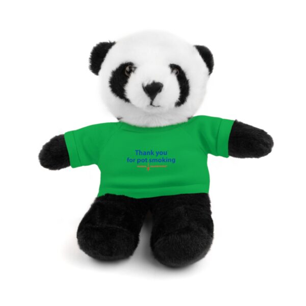 Stuffed Animals with Tee - Authentic Thank You For Pot Smoking® - Approved by the American Cannabis Society® - Image 49
