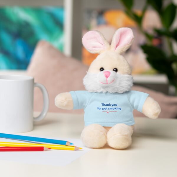 Stuffed Animals with Tee - Authentic Thank You For Pot Smoking® - Approved by the American Cannabis Society® - Image 78