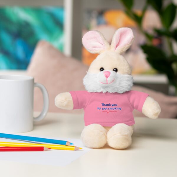 Stuffed Animals with Tee - Authentic Thank You For Pot Smoking® - Approved by the American Cannabis Society® - Image 150