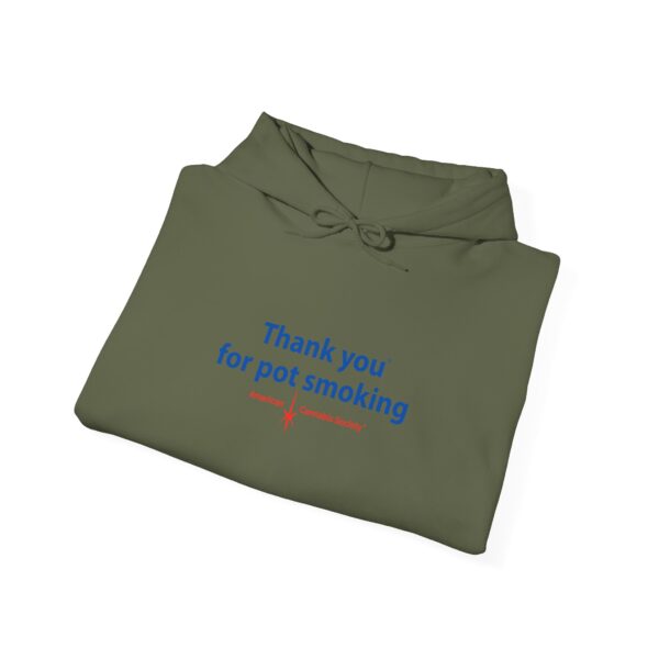 Hooded Sweatshirt - Authentic Thank You For Pot Smoking® - Approved by the American Cannabis Society® - Image 12