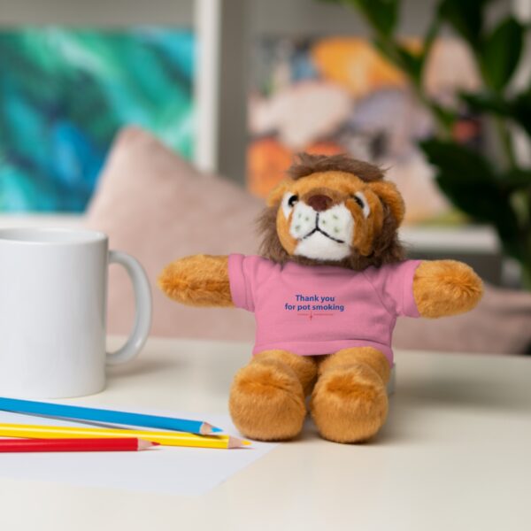 Stuffed Animals with Tee - Authentic Thank You For Pot Smoking® - Approved by the American Cannabis Society® - Image 156