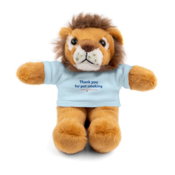 Stuffed Animals with Tee - Authentic Thank You For Pot Smoking® - Approved by the American Cannabis Society® - Image 82