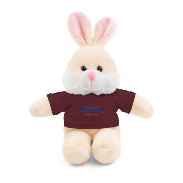 Stuffed Animals with Tee - Authentic Thank You For Pot Smoking® - Approved by the American Cannabis Society® - Image 94
