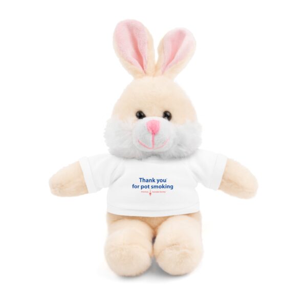 Stuffed Animals with Tee - Authentic Thank You For Pot Smoking® - Approved by the American Cannabis Society® - Image 166