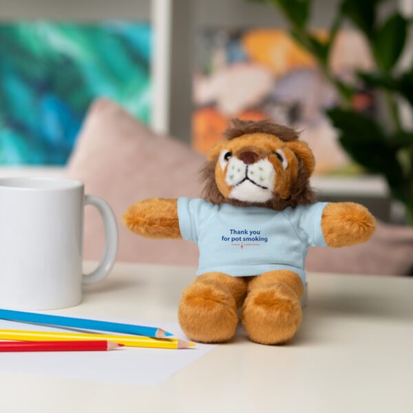 Stuffed Animals with Tee - Authentic Thank You For Pot Smoking® - Approved by the American Cannabis Society® - Image 84