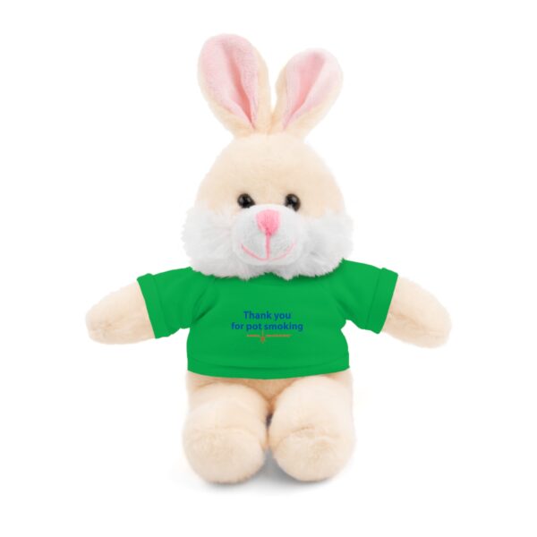 Stuffed Animals with Tee - Authentic Thank You For Pot Smoking® - Approved by the American Cannabis Society® - Image 40