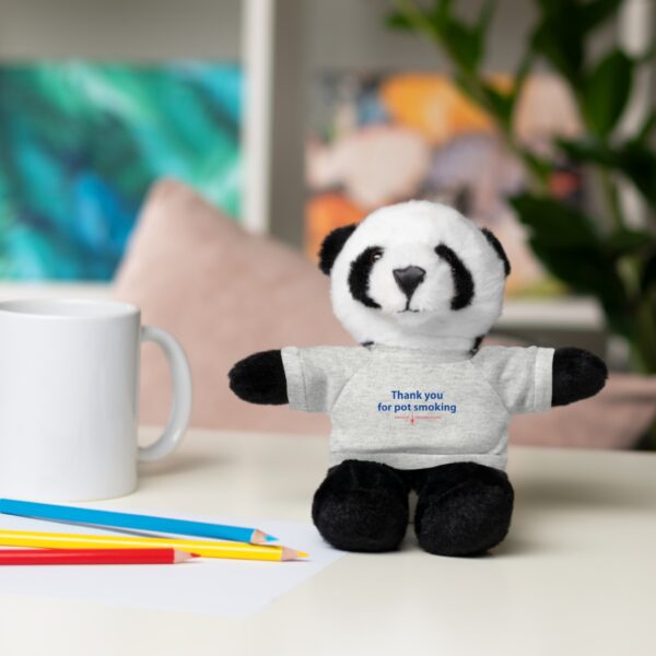Stuffed Animals with Tee - Authentic Thank You For Pot Smoking® - Approved by the American Cannabis Society® - Image 15