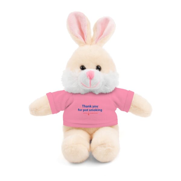 Stuffed Animals with Tee - Authentic Thank You For Pot Smoking® - Approved by the American Cannabis Society® - Image 148