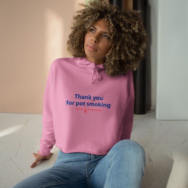 Crop Hoodie - Thank You For Pot Smoking - Image 18