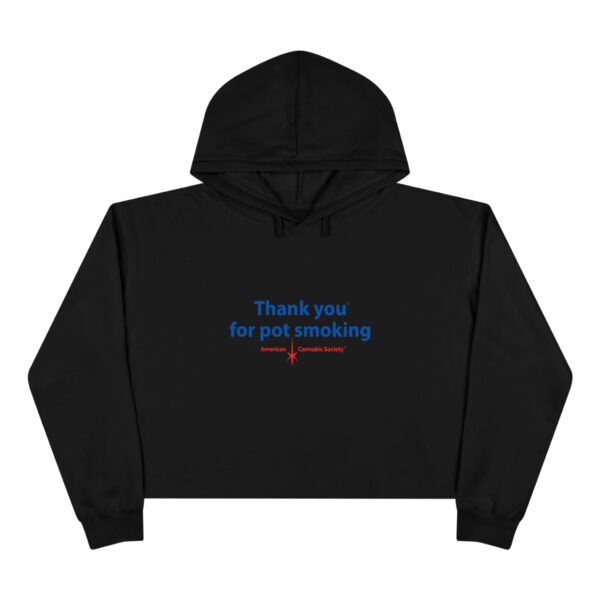 Crop Hoodie - Thank You For Pot Smoking - Image 4