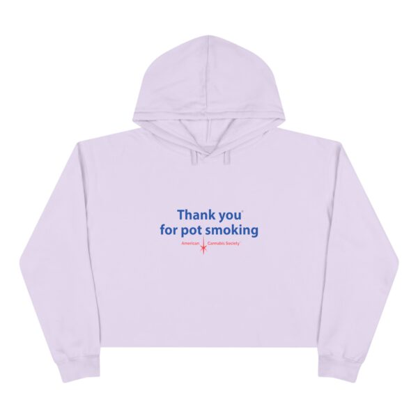 Crop Hoodie - Thank You For Pot Smoking - Image 13