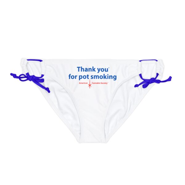 Bikini Bottom with Thank You For Pot Smoking Design - Image 21