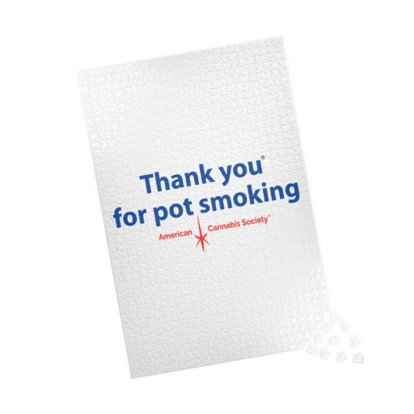 Puzzle Set - Authentic Thank You For Pot Smoking® - Approved by the American Cannabis Society® - Image 3