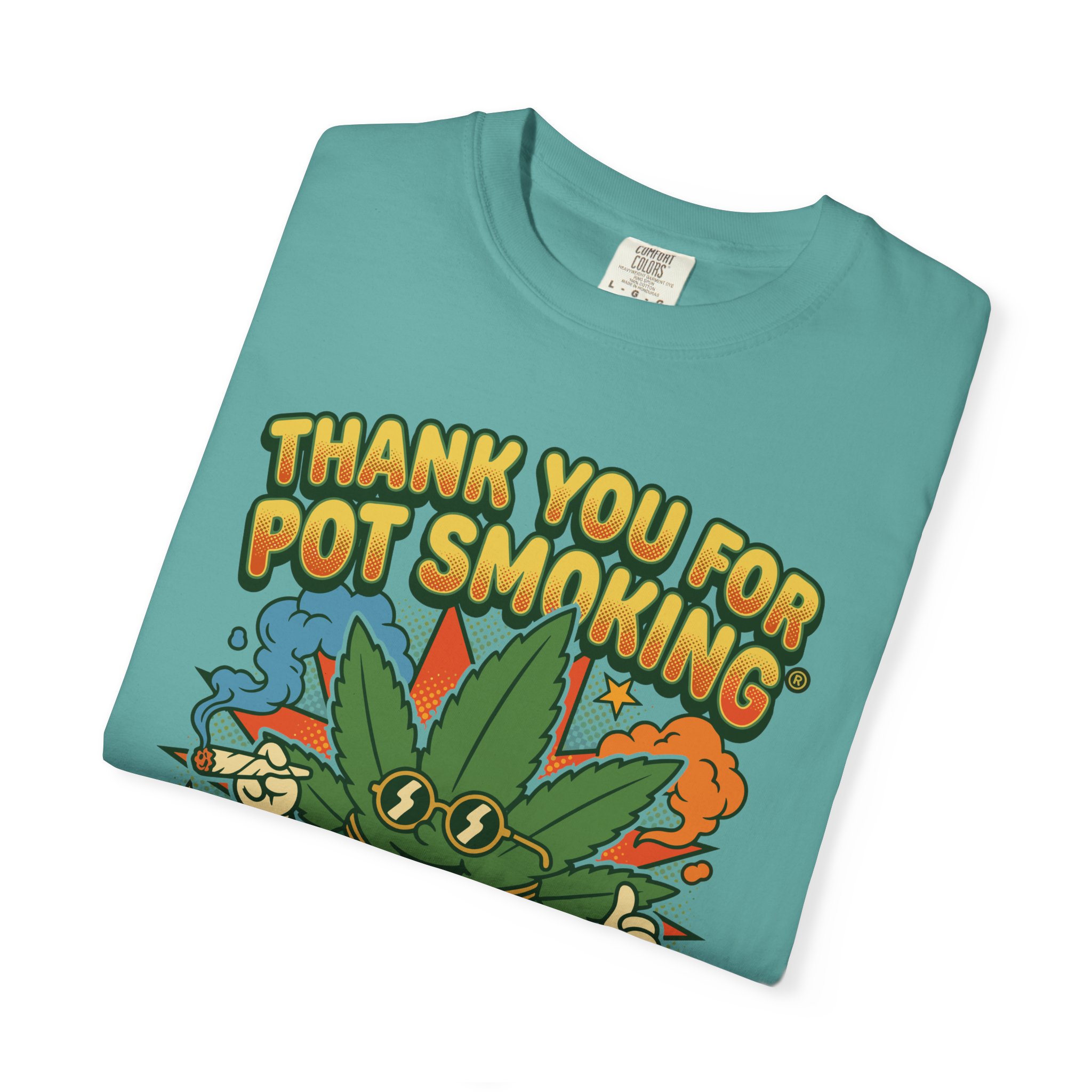 Thank You For Pot Smoking® Retro Cartoon T-Shirt - Image 39