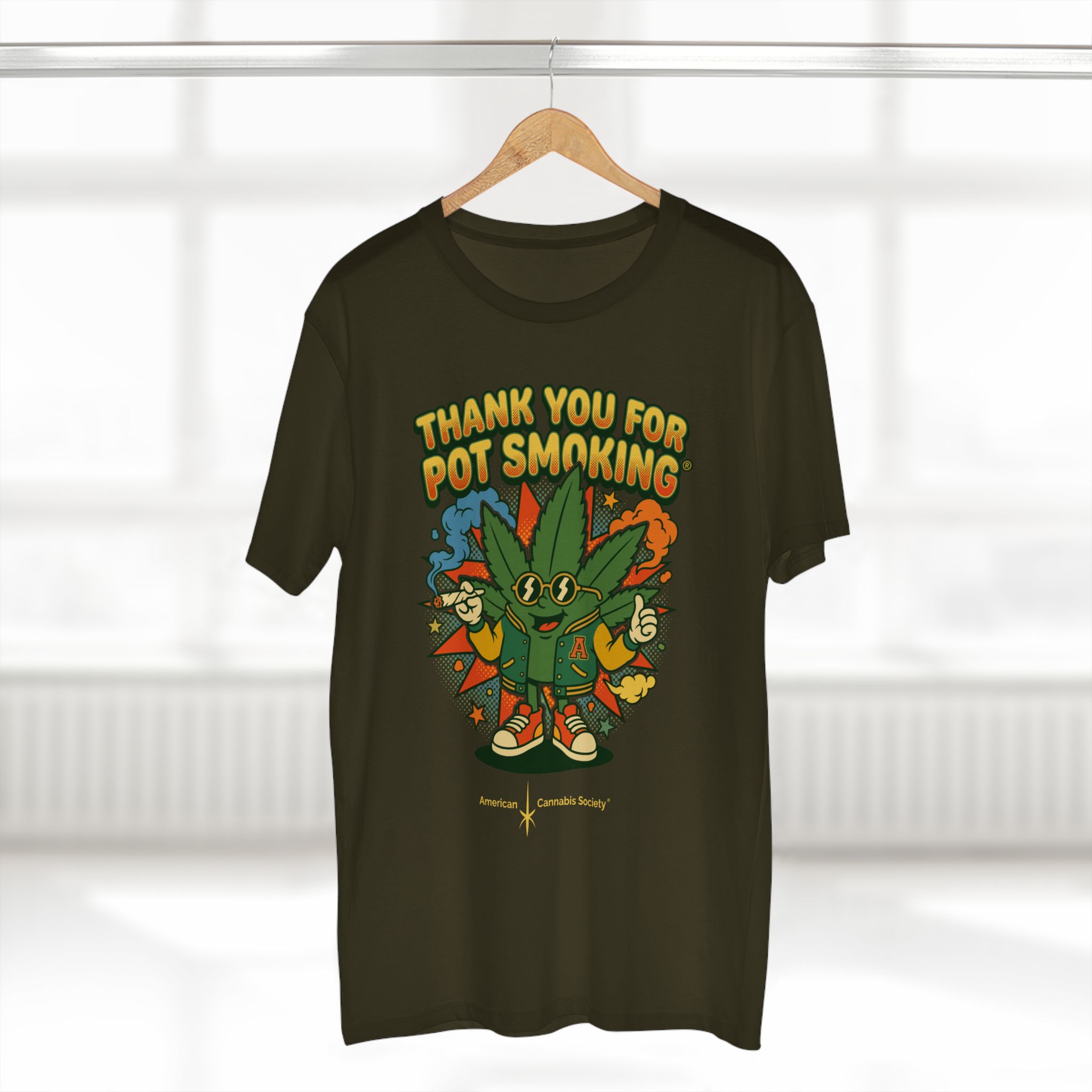 Thank You for Pot Smoking® T-Shirt — Retro Cannabis Graphic Tee - Image 36