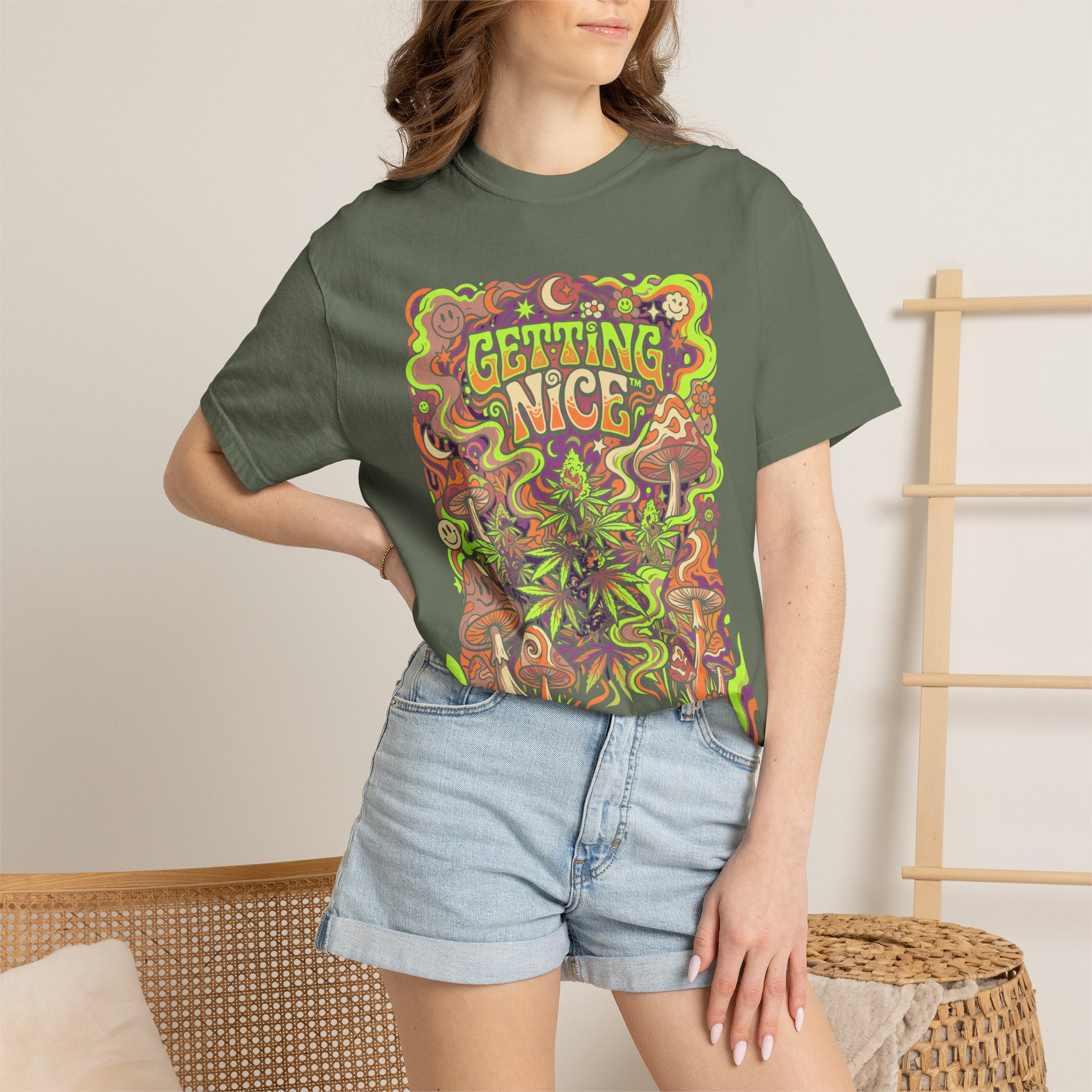 Psychedelic Getting Nice™ Graphic T-Shirt - Image 28