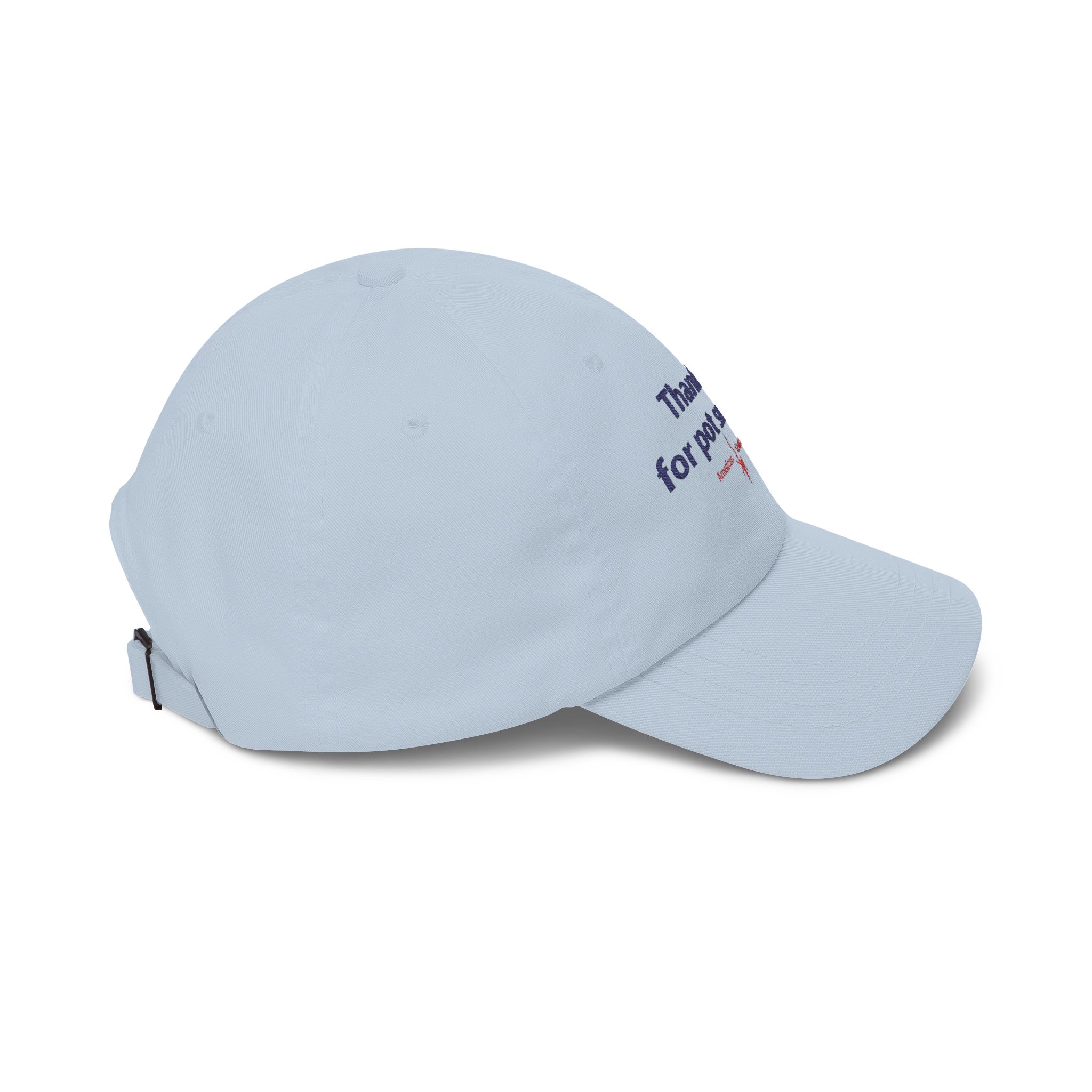 Thank You for Pot Smoking® Classic Dad Cap — Embroidered Cannabis Slogan Hat | Yupoong by GreenRX™ | American Cannabis Society® Approved - Image 24