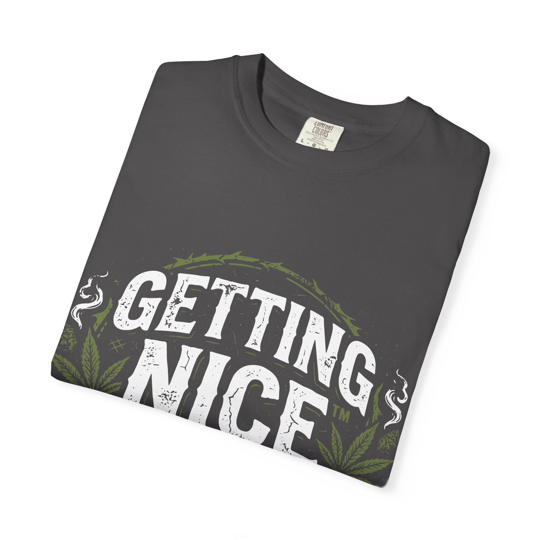 Cannabis Leaf Vintage Logo T-Shirt — American Cannabis Society® Garment-Dyed Tee - Image 43