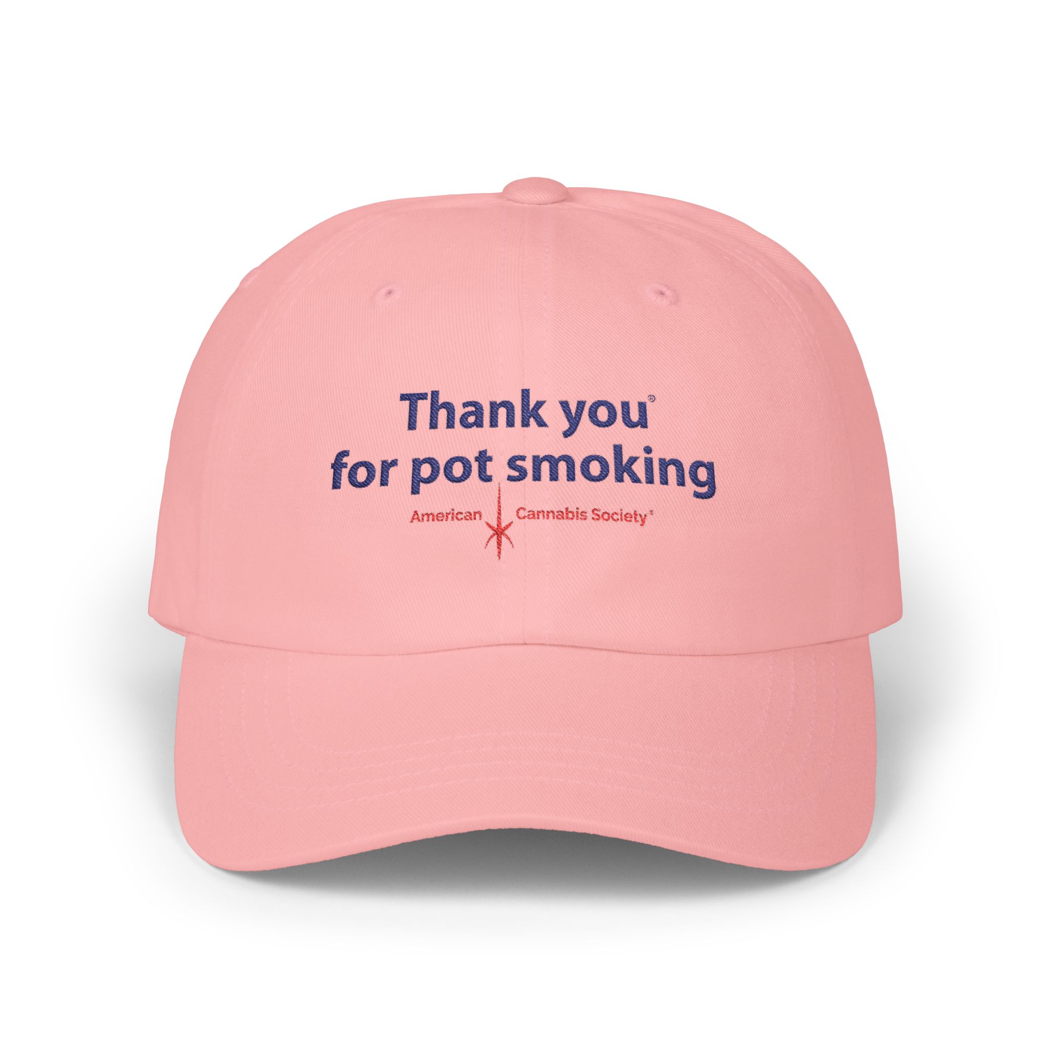 Thank You for Pot Smoking® Classic Dad Cap — Embroidered Cannabis Slogan Hat | Yupoong by GreenRX™ | American Cannabis Society® Approved - Image 37