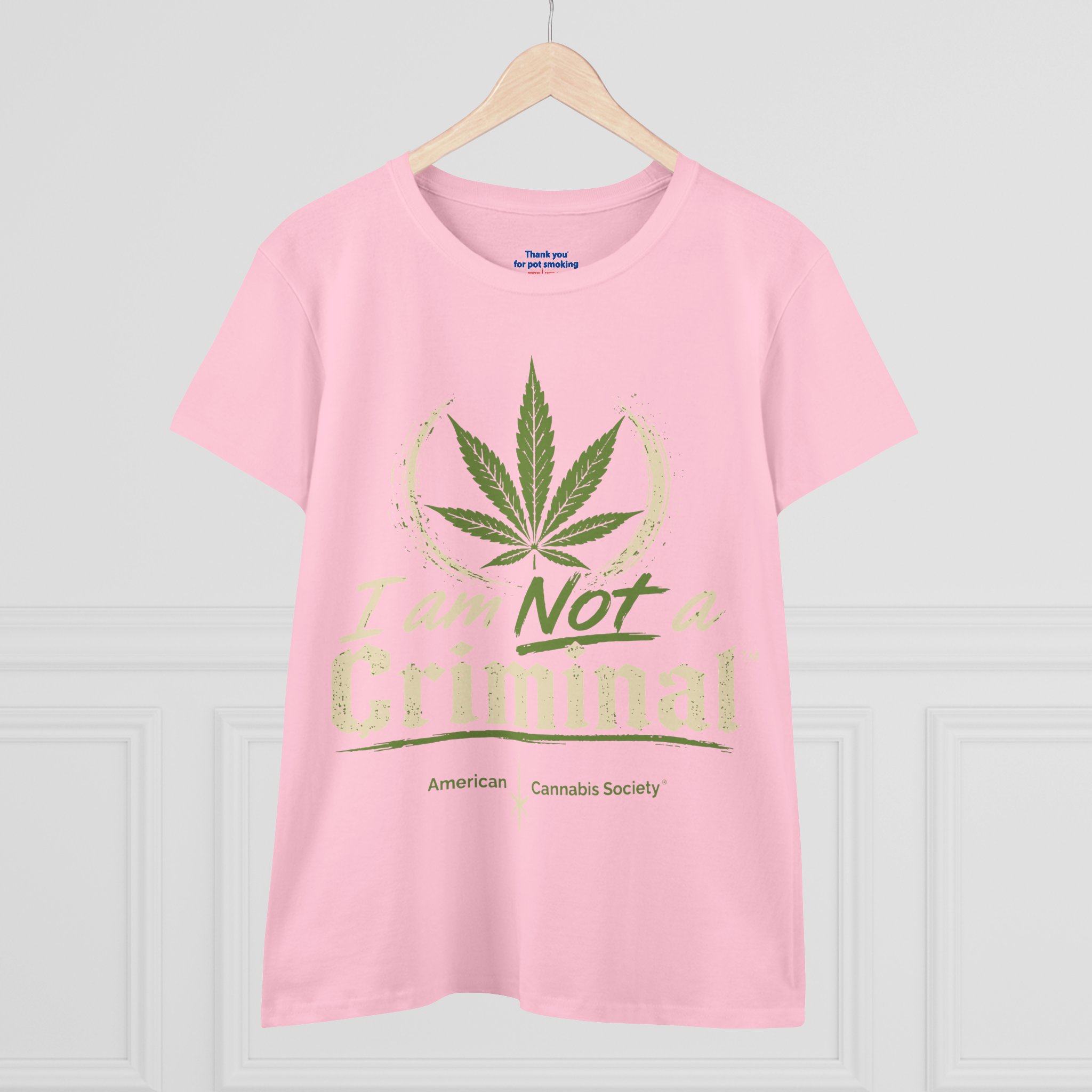 Women's Tee — "I Am Not a Criminal" Cannabis Leaf Graphic - Image 31