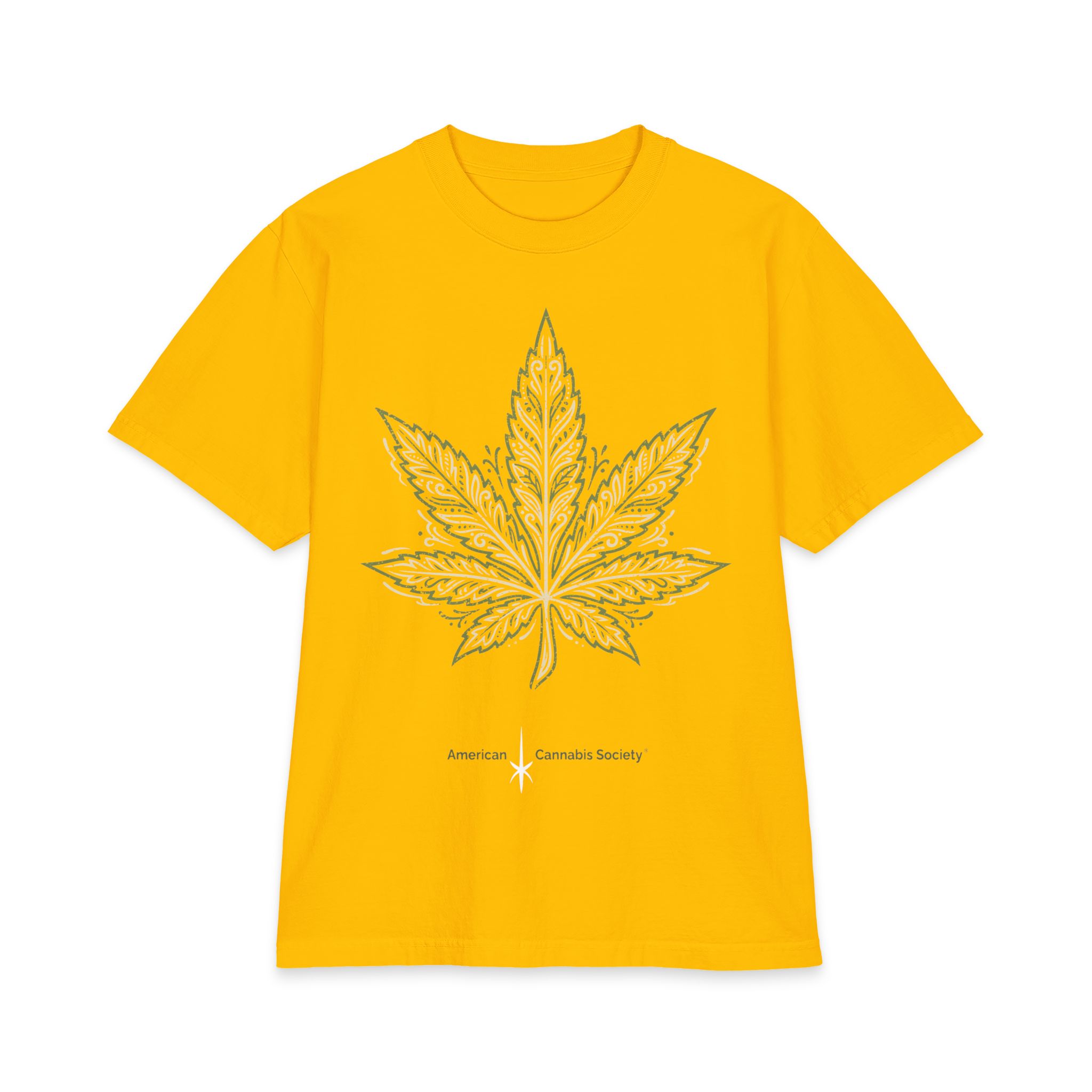 Leaf Mandala T‑Shirt — Ornate Cannabis Leaf Graphic Tee - Image 11
