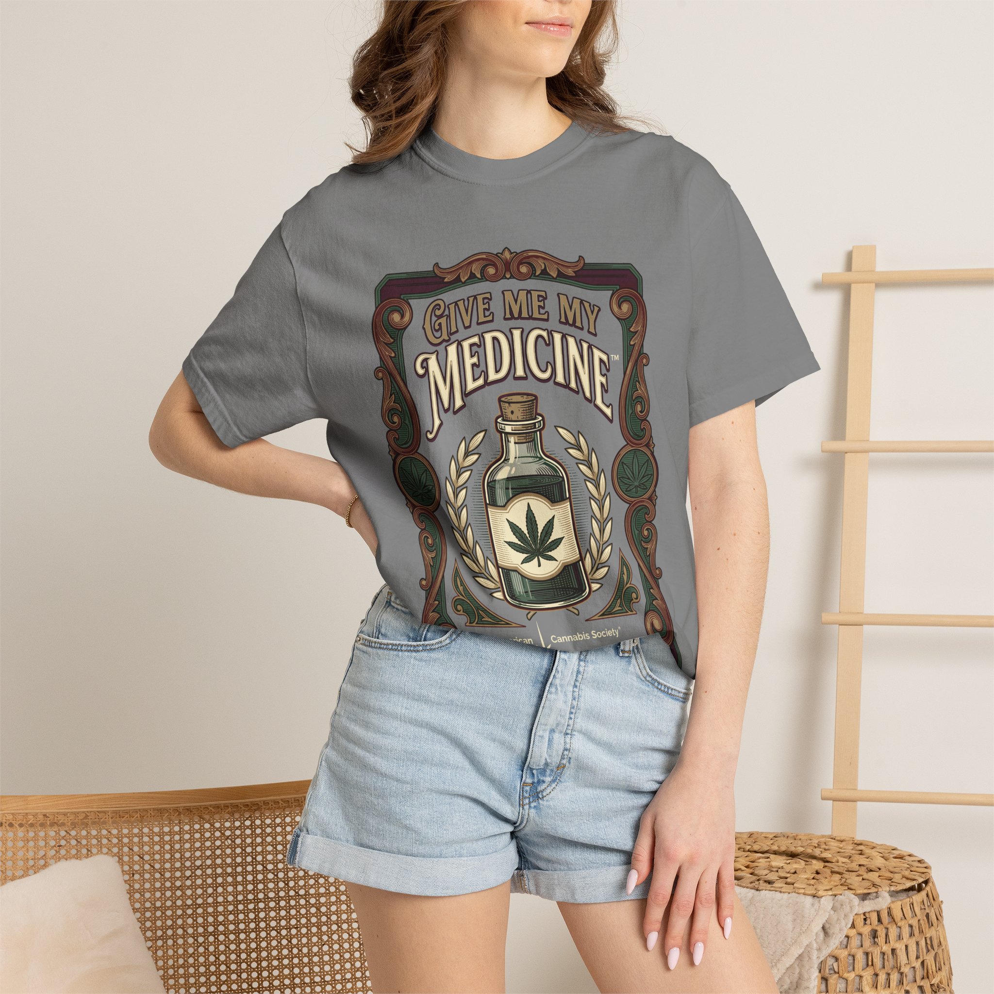 Give Me My Medicine™ T-Shirt — Vintage Cannabis Bottle Graphic Tee - Image 20
