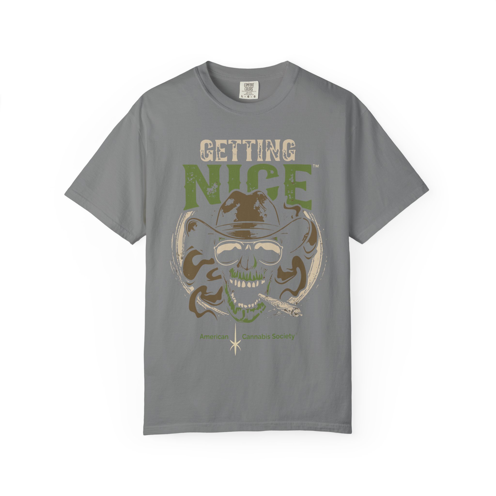 Getting Nice Skull Cowboy T-Shirt — Retro Western Graphic Tee - Image 33