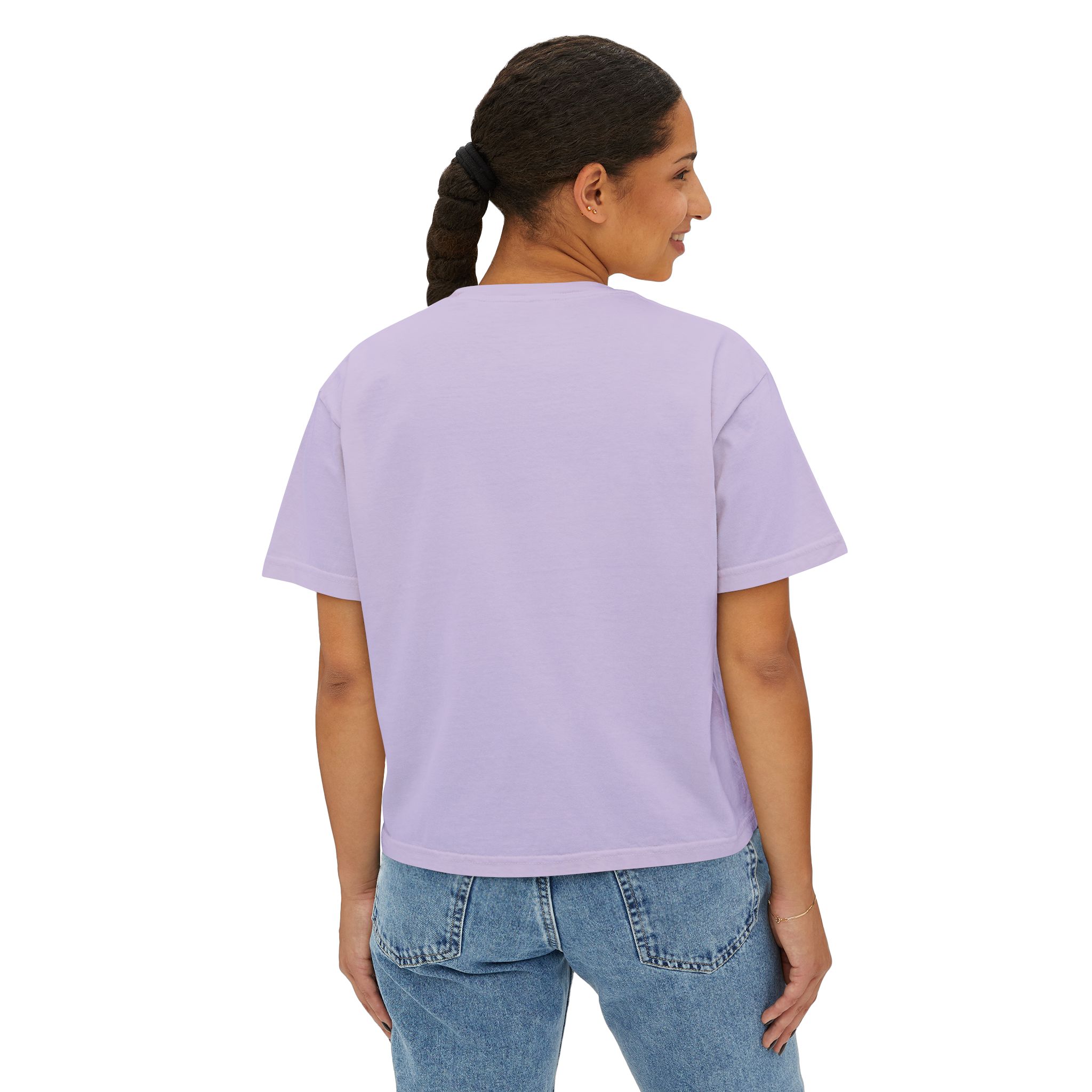 Getting Nice Cannabis Graphic Women's Boxy Tee - Image 32