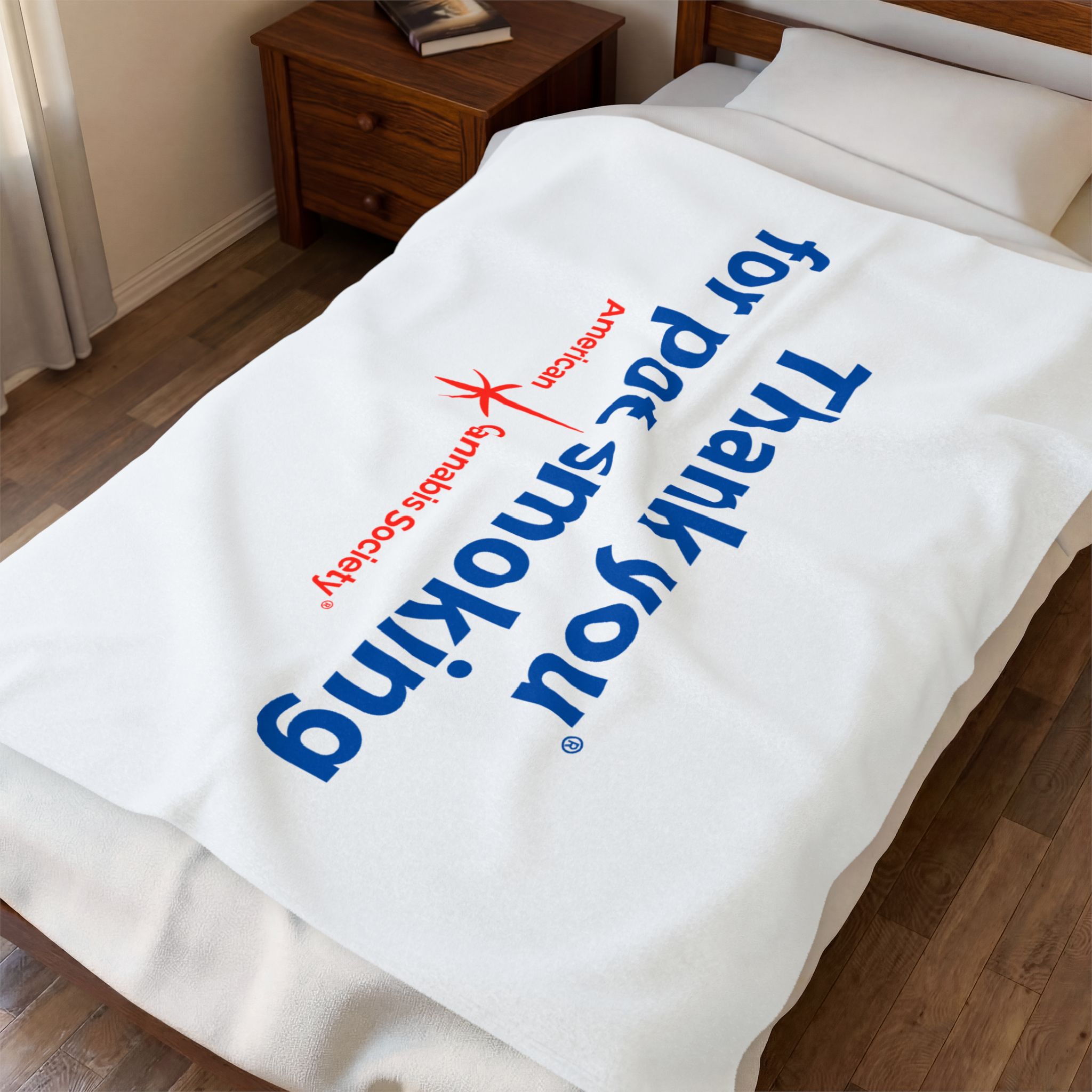 Thank You for Pot Smoking® Throw Blanket | ACS® Approved | THC Factor - Image 3