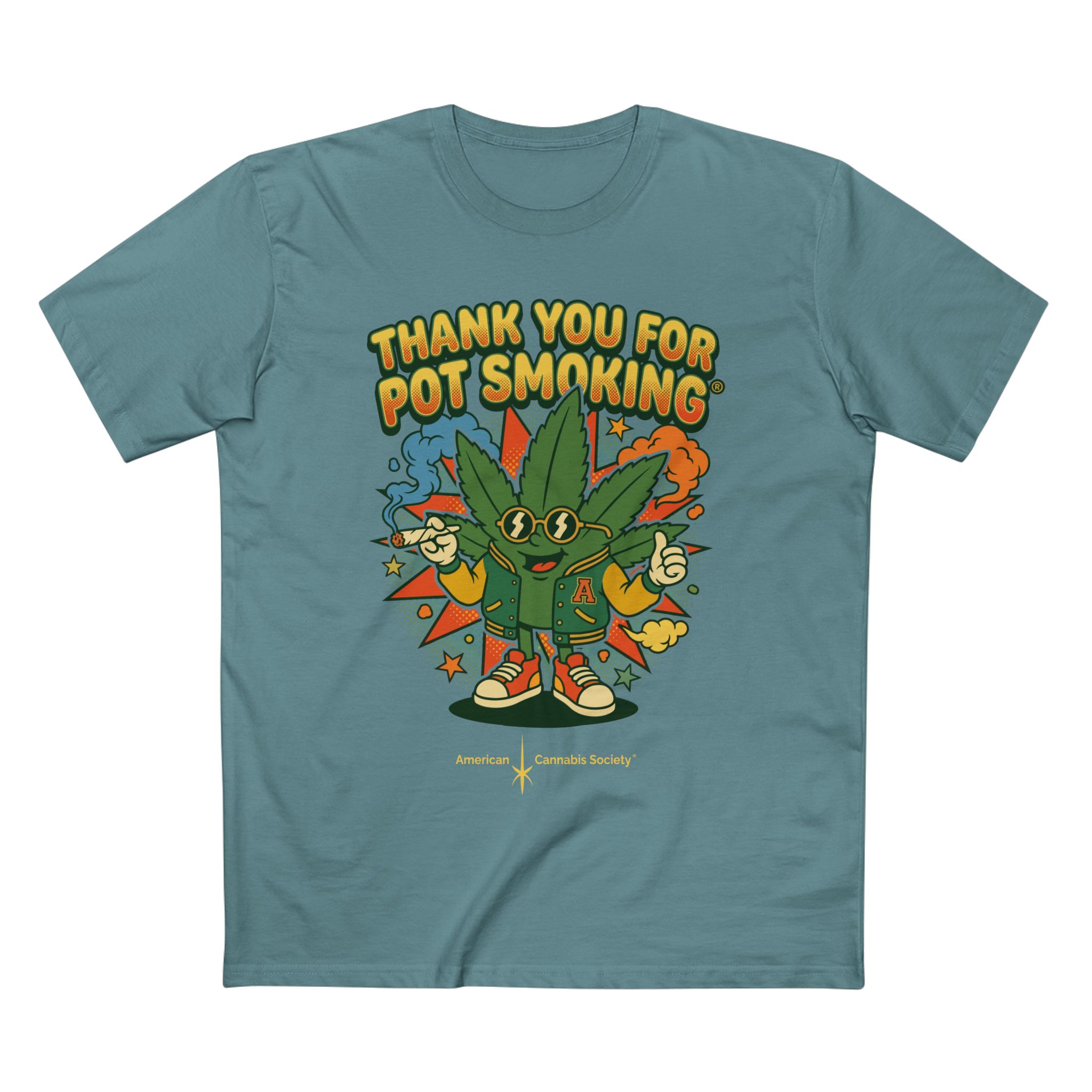 Thank You for Pot Smoking® T-Shirt — Retro Cannabis Graphic Tee - Image 45