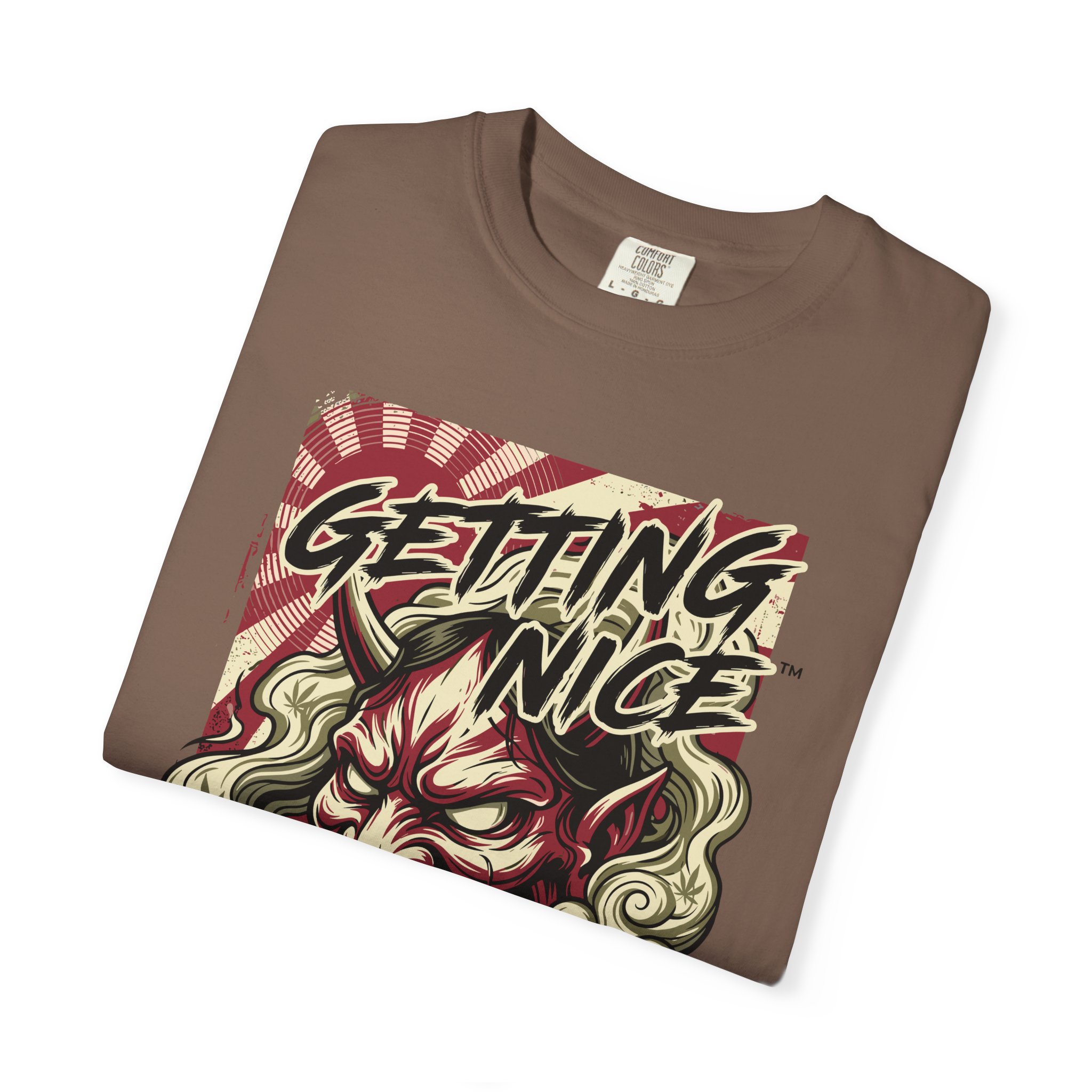 Getting Nice™ Oni Graphic T-Shirt — Japanese Demon Streetwear Tee - Image 11