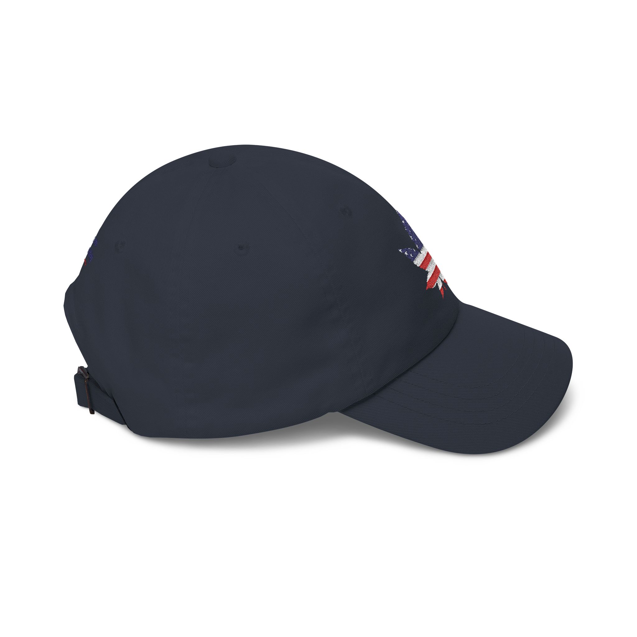 American Flag Cannabis Leaf Dad Cap — Embroidered Patriotic Hat | Yupoong by GreenRX™ | American Cannabis Society® Approved - Image 28
