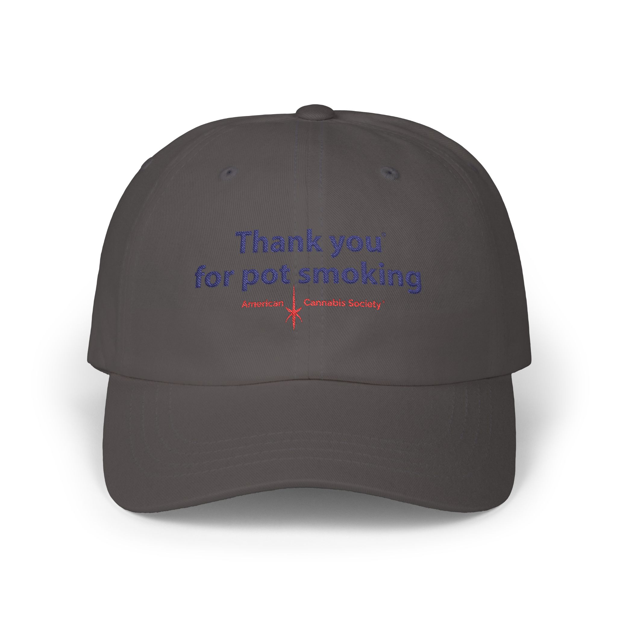 Thank You for Pot Smoking® Classic Dad Cap — Embroidered Cannabis Slogan Hat | Yupoong by GreenRX™ | American Cannabis Society® Approved - Image 33