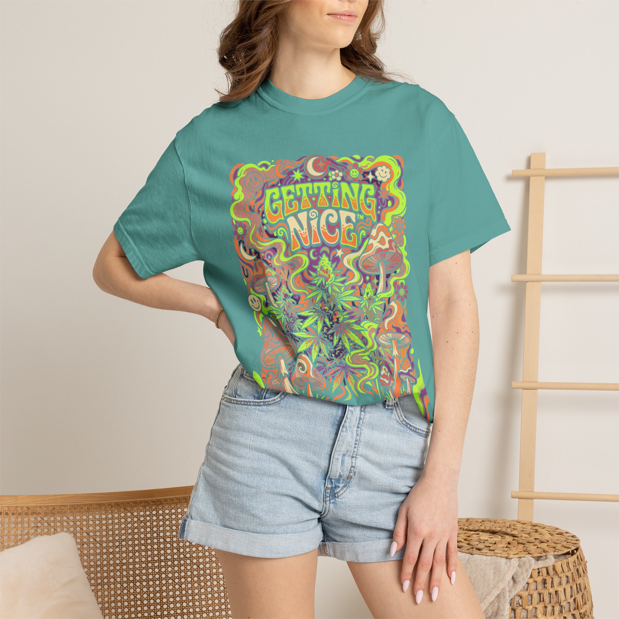 Psychedelic Getting Nice™ Graphic T-Shirt - Image 36