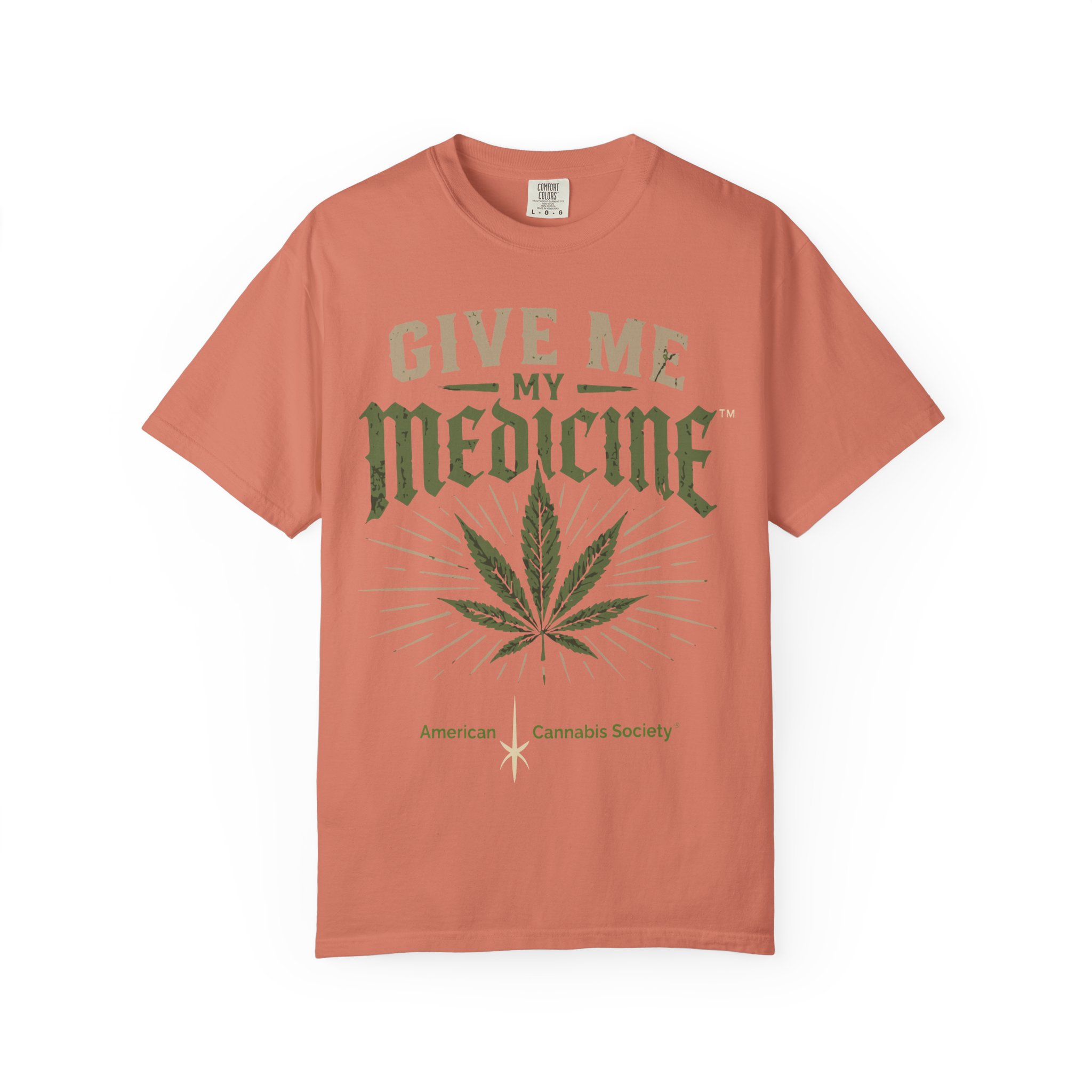 Give Me My Medicine T-Shirt — Cannabis Leaf Medical Marijuana Tee - Image 5
