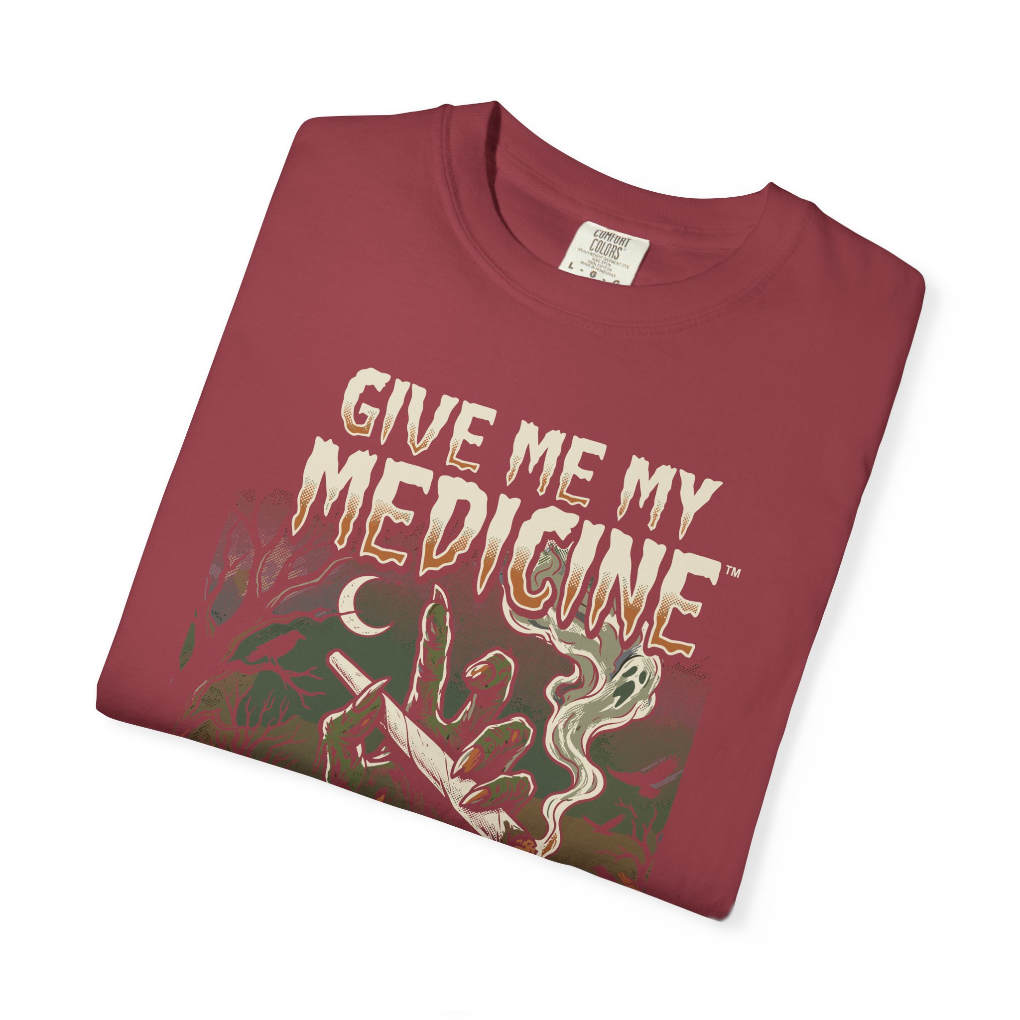 Give Me My Medicine™ Retro Horror Surf Band Tee - Image 51