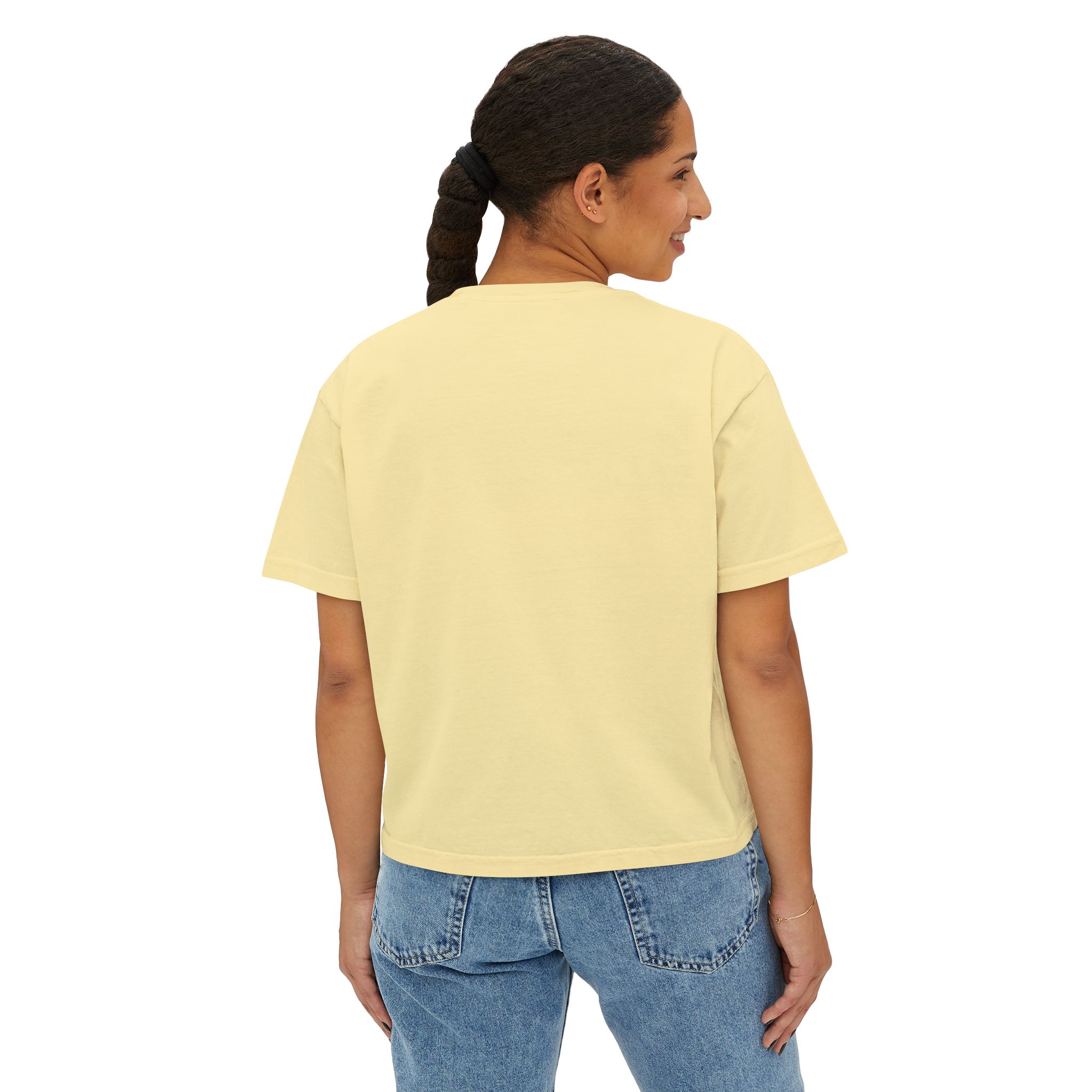 Getting Nice Cannabis Graphic Women's Boxy Tee - Image 16