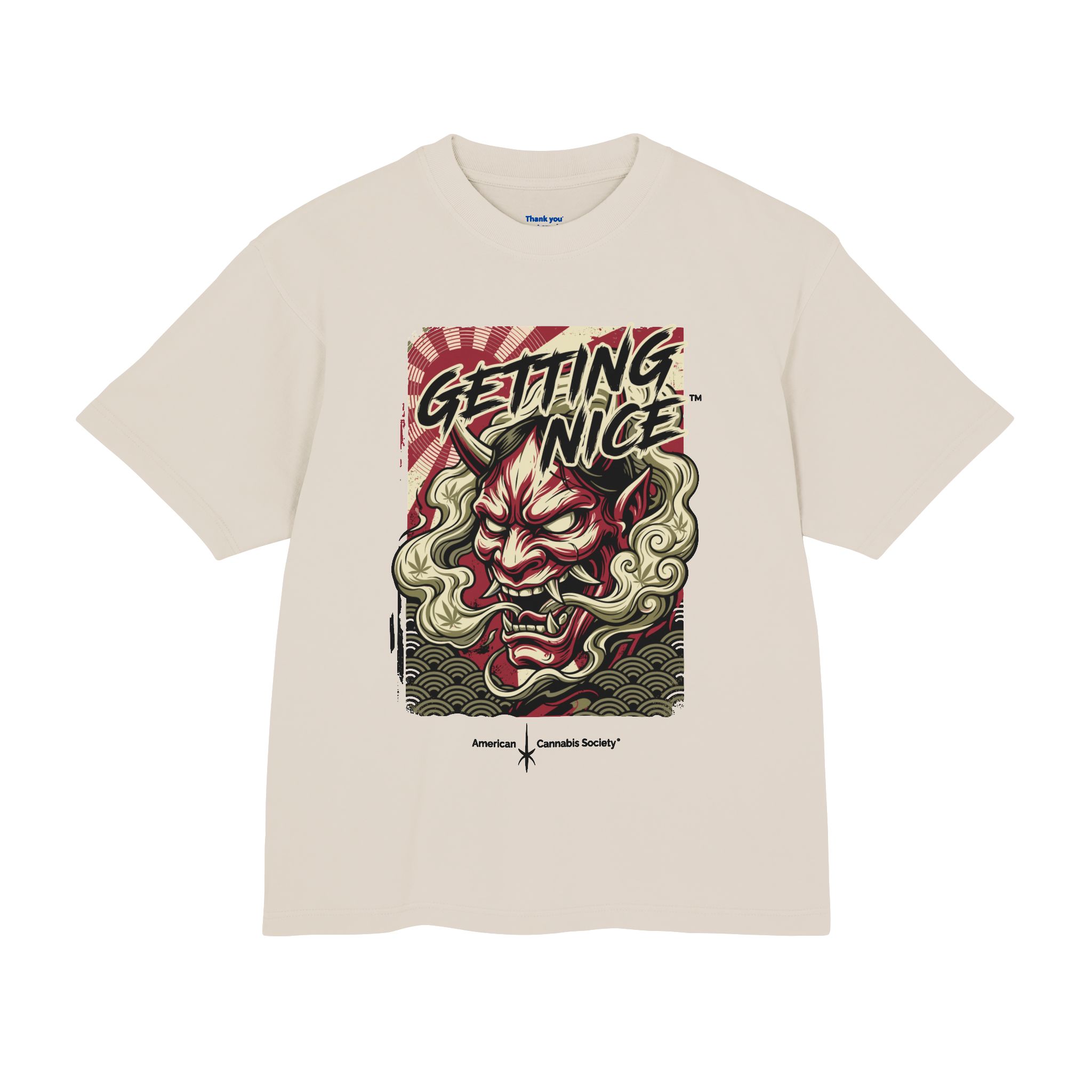 Getting Nice Oni Graphic Tee — Japanese Demon Mask Streetwear Shirt - Image 21