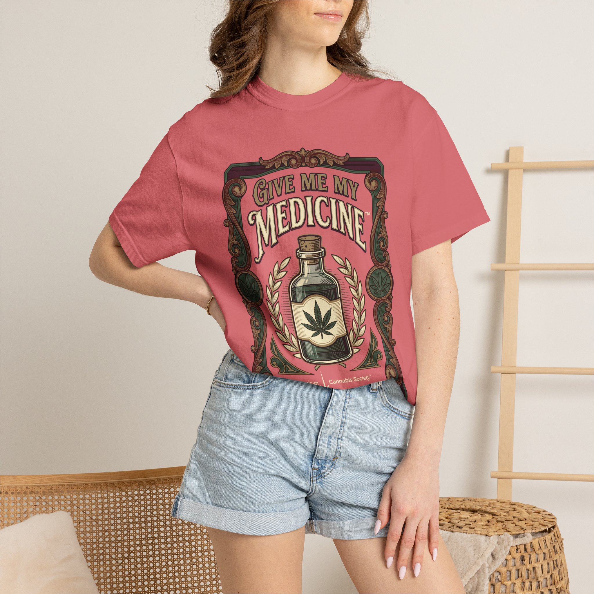 Give Me My Medicine™ T-Shirt — Vintage Cannabis Bottle Graphic Tee - Image 48