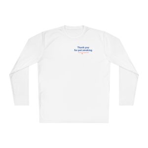 Thank You for Not Smoking® Long Sleeve Tee | ACS® Approved | THC Factor