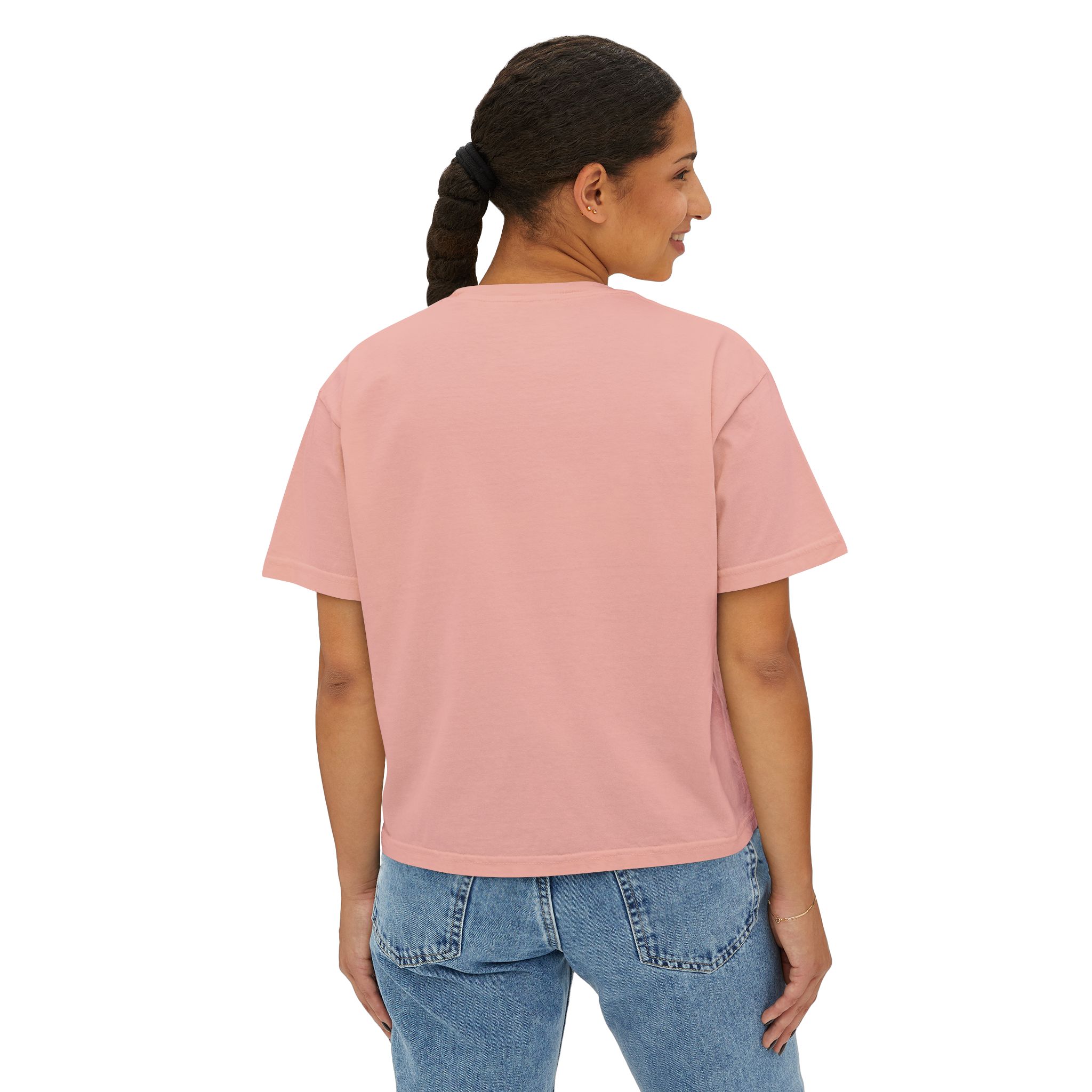 Getting Nice Cannabis Graphic Women's Boxy Tee - Image 12