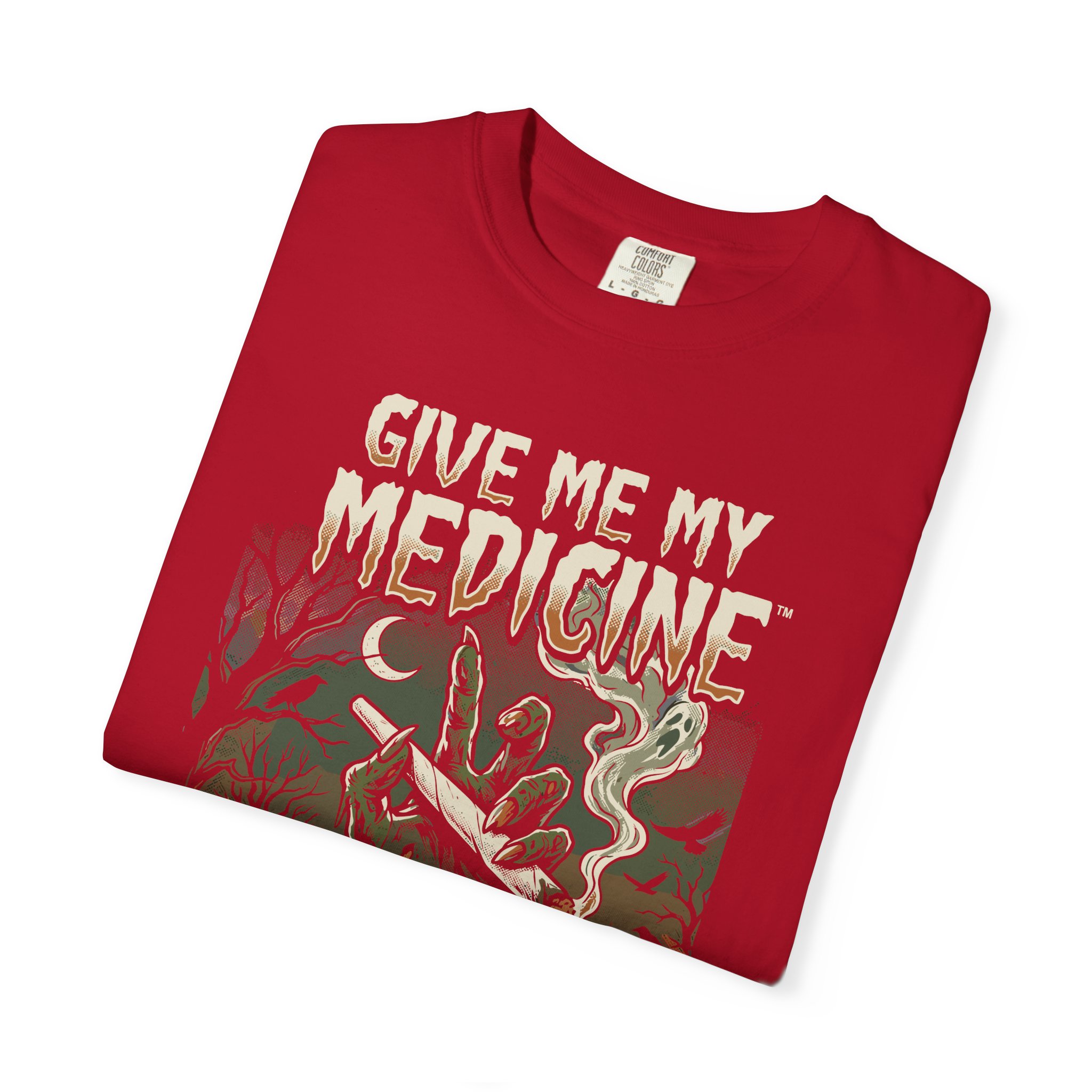 Give Me My Medicine™ Retro Horror Surf Band Tee - Image 59