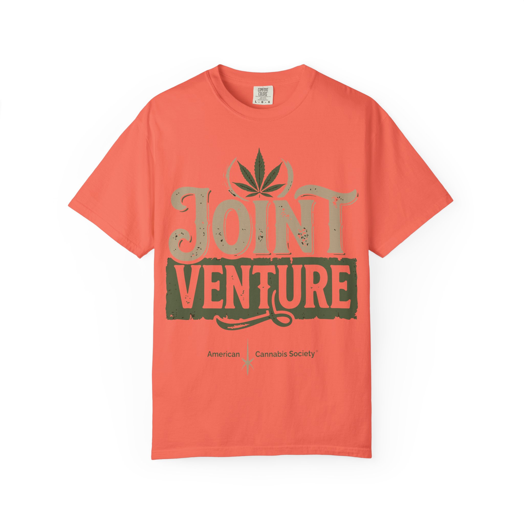 American Cannabis Society® Joint Venture T-Shirt — Cannabis Leaf Vintage Graphic Tee - Image 9