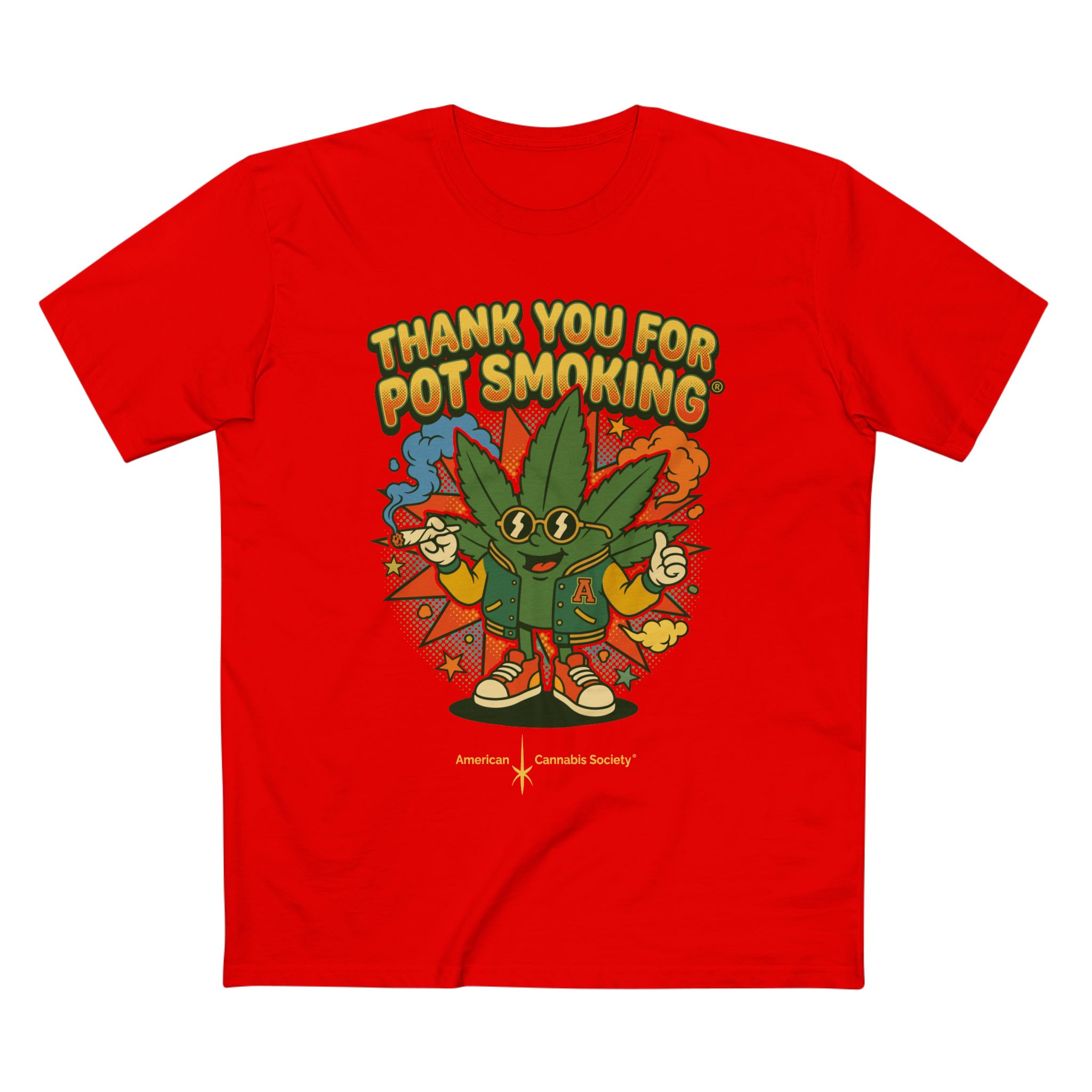 Thank You for Pot Smoking® T-Shirt — Retro Cannabis Graphic Tee - Image 5