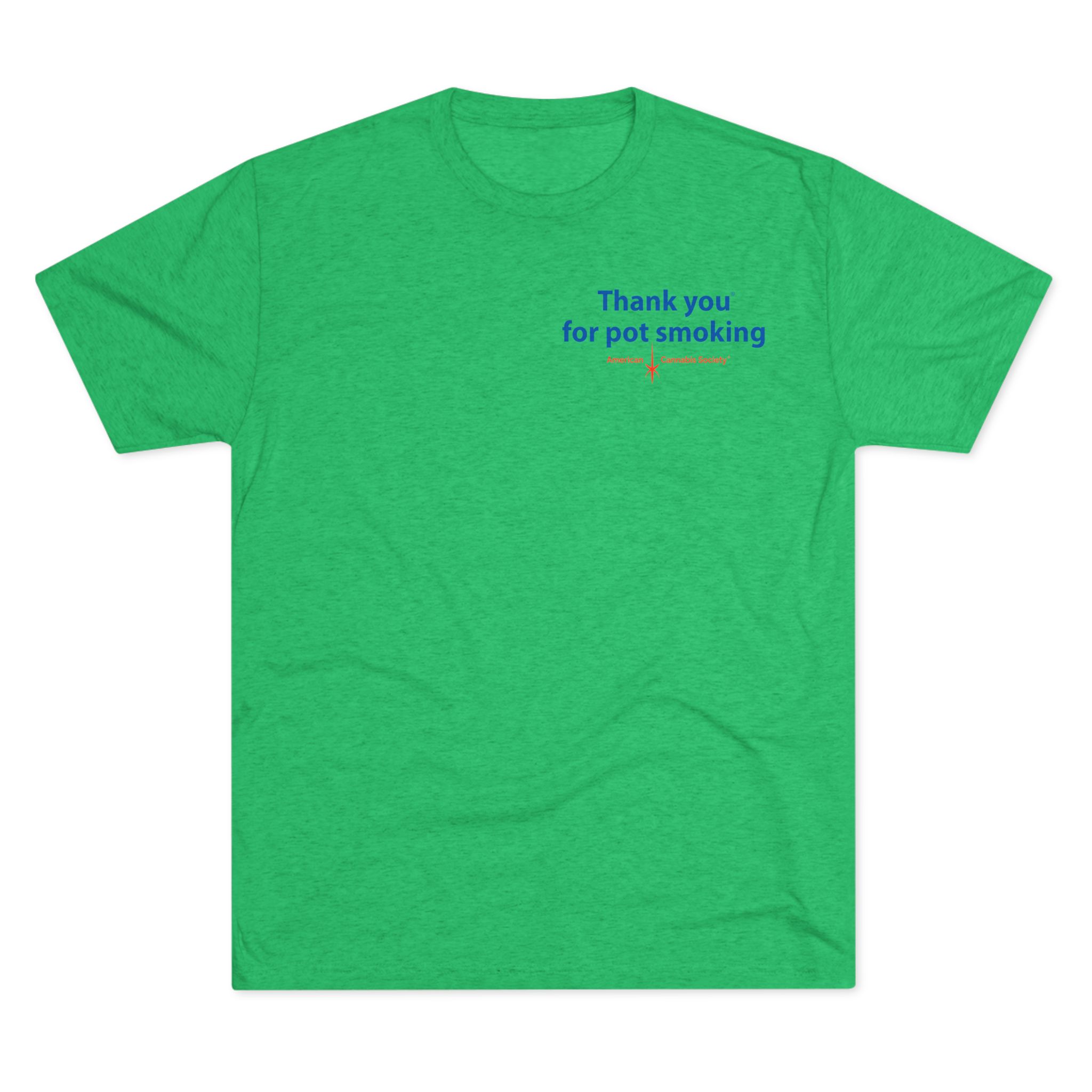 Thank You for Pot Smoking® Tri-Blend Crew Tee | ACS® Approved | THC Factor - Image 17