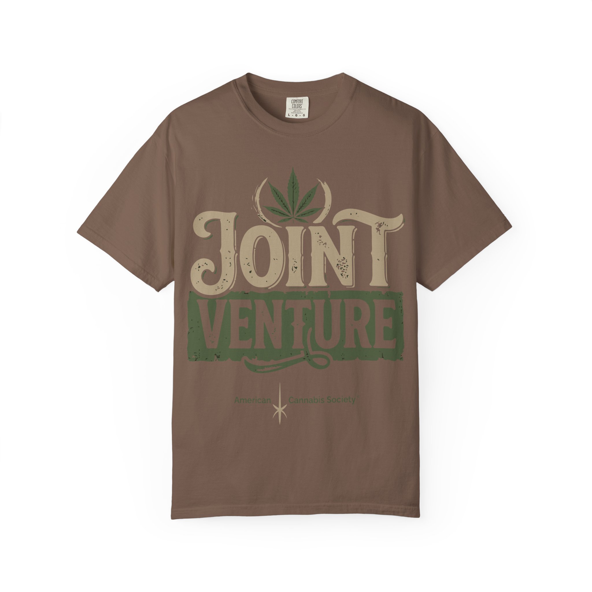 American Cannabis Society® Joint Venture T-Shirt — Cannabis Leaf Vintage Graphic Tee - Image 25