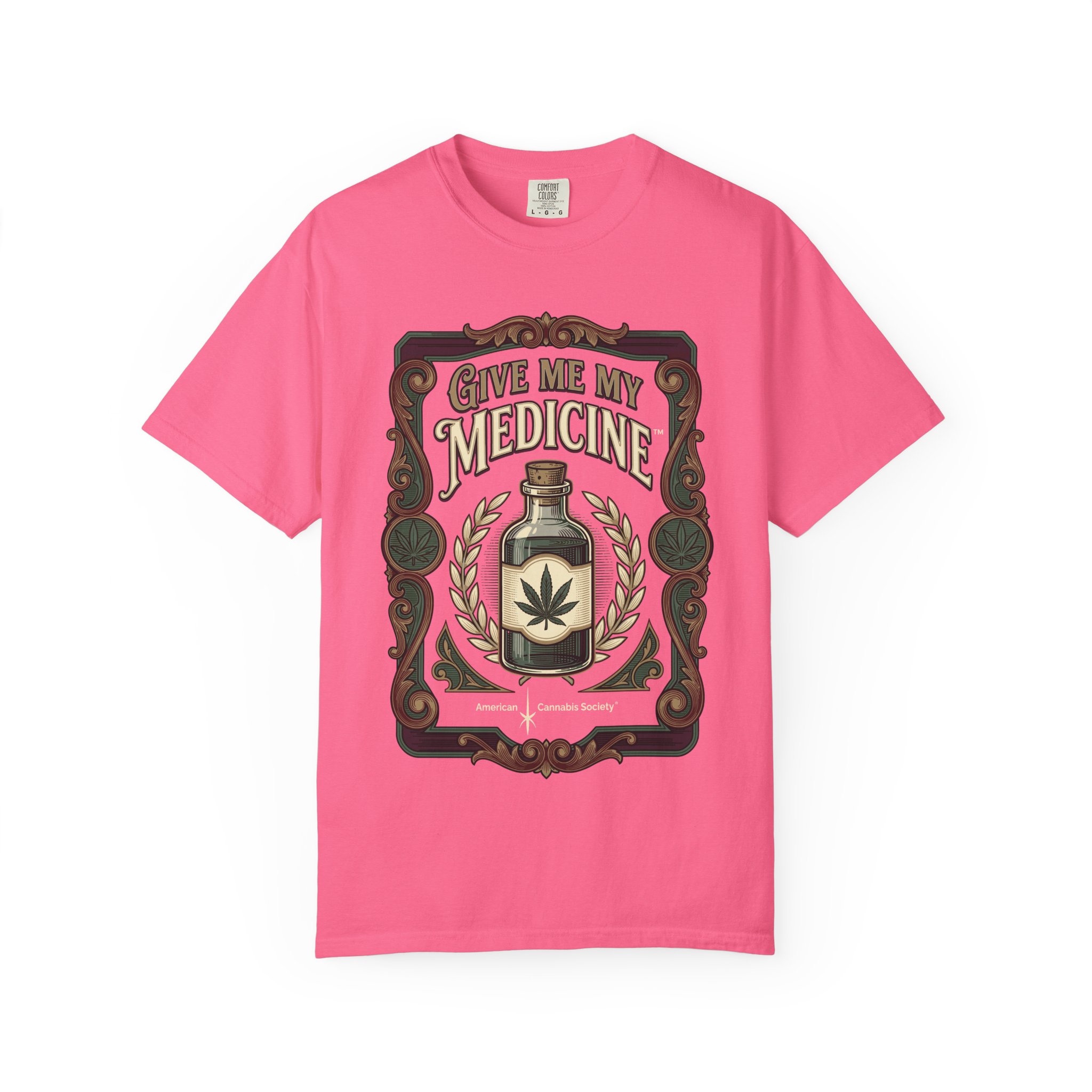 Give Me My Medicine™ T-Shirt — Vintage Cannabis Bottle Graphic Tee - Image 41